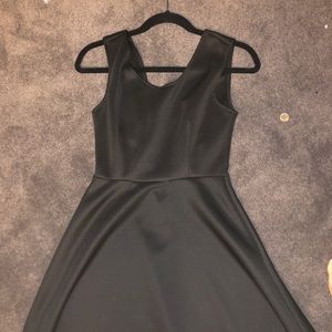 AQUA black cocktail dress